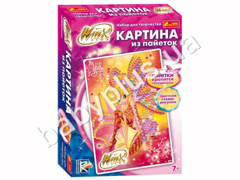 Набор для творчества Стелла, Winx, Картинка из пайеток, Ranok Creative