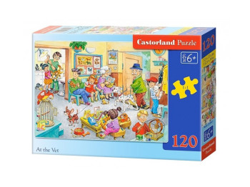 Пазли Ветеринарна клініка, 120 елементів, Castorland B-13104