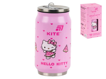 Термочашка з трубочкою 350мл Hello Kitty Kite HK25-1263