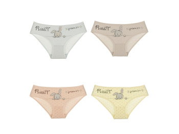Труси дитячі для дівчинки плавки бавовняні різнокольорові. Вік 4-5. Donella 411132RA