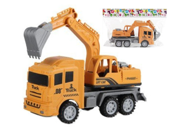 Екскаватор інерційний Truck 20 см, з рухомим ковшем, пластик