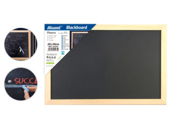 Доска для рисования мелом BlackBoard 20x30 см в деревянной рамке