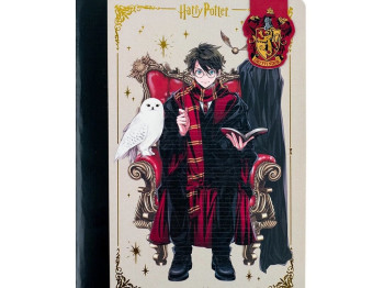 Блокнот з магнітною закладкою А5, 60 аркушів, Harry Potter, Kite