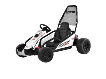 Электрокарт M 6374EL-1 (24V), 2×200W, EVA колеса, MP3/USB/Bluetooth, белый, Bambi Kart