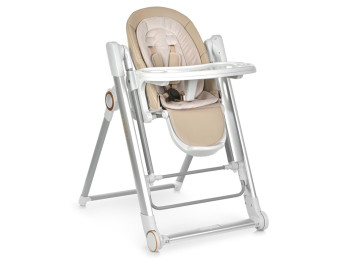Детский стульчик-качалка 2 в 1 Debut ME 1102 Gentle Beige, 5 скоростей, Bluetooth, бежевый