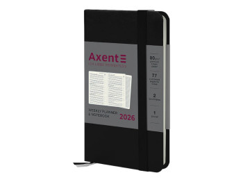 Ежедневник Partner Pocket Strong 2026 Axent 8508-26-01-A, 90×150 мм, черный