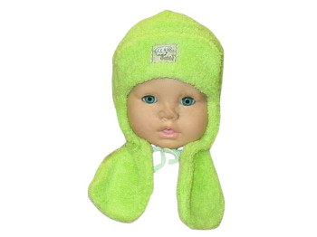 Шапка детская Ушки, Обхват головы 48 зелёный, Gabbi