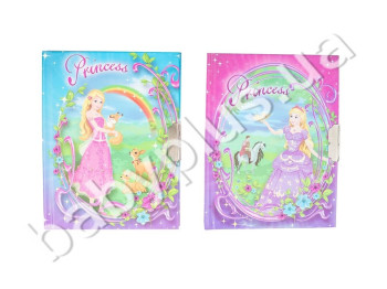 Блокнот на замке A6 KIDIS PRINCESS WORLD
