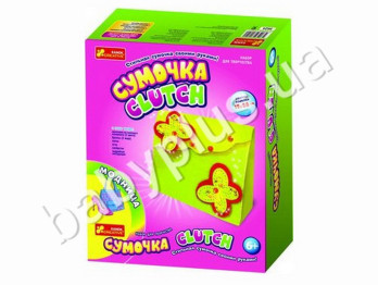 Сумочка из ковролина Клатч