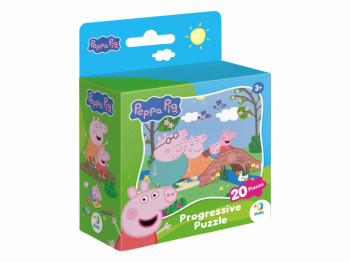 Пазл на 20 елементів Peppa Pig, Прогулянка в парку, DoDo