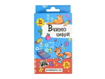 Карточная развивающая игра Учим цифры обучающая, Strateg