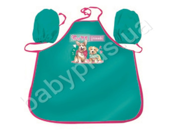 Фартух 34Х50см с нарукавниками 25см, LoveMyCorgi, KIDIS 8037