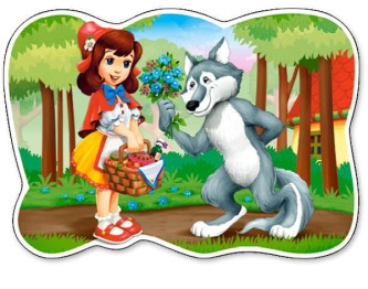 Пазли Червона шапочка, 12 елементів, Castorland