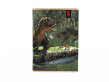 Блокнот Dino World, В6, 170х120 мм, 48 аркушів, Аркуш 1В1009