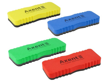 Губка для досок сухостиральная Axent 9803-A, 15x6x2,1 см, для флипчартов, 4 вида (цена за 1шт) Axent