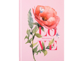 Книга записная в клетку Love А5. 96 листов. Axent 8459-6-A