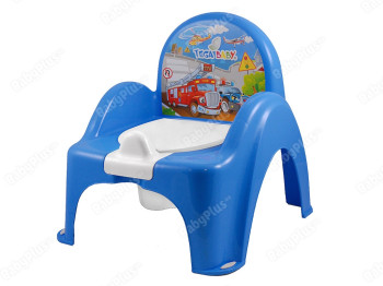 Горшок - стульчик синий Авто . Tega Baby CS-007-120