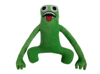Мягкая игрушка Роблокс, Зеленый радужный друг, Размер 27x20x5см