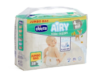 Підгузники AIRY розмір Maxi 7-18 кг, 38 шт, Chicco