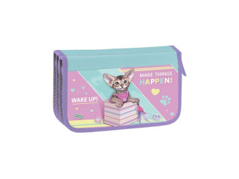 Пенал тройной картонный Kitty Cat,14043