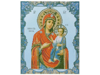Алмазна картина Ікона Казанської Божої Матері 40х50 см. Strateg D0005