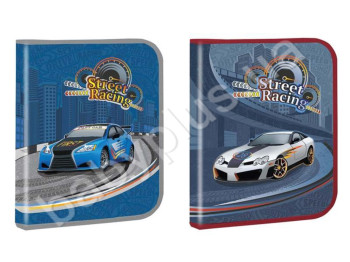 Папка для тетрадей B5 картонная STREET RACING, KIDIS 13664