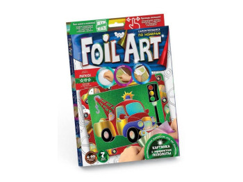 Набір для творчості Аплікація кольоровою фольгою Foil art, Danko Toys