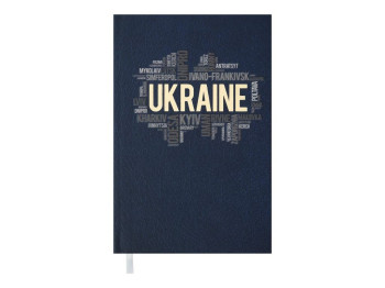 Ежедневник UKRAINE, A6, т. синий, Buromax BM.2609-03
