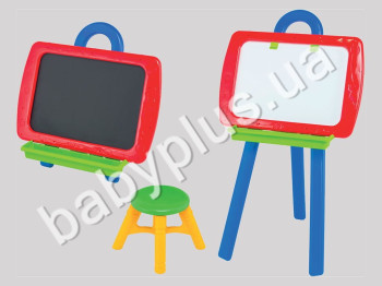 Мольберт пластиковый магнитный. Размер поля 31X46. Colorplast 0381