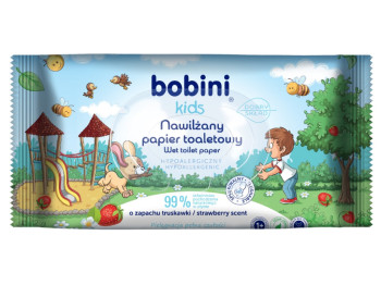 Вологий туалетний папір для дітей 50 шт, Bobini Kids 25477