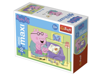 Пазлы Развлечения свинки Пепы, 20 частей MINI-MAXI, Trefl