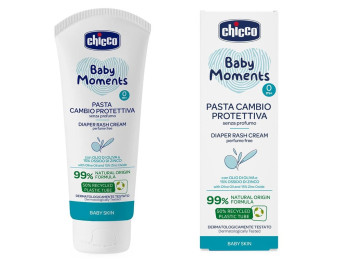 Крем захисний під підгузок з цинком та пантенолом Baby Moments 100 мл. Chicco 12114.00