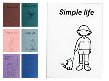 Обложка для паспорта Simple Life, микс цветов и дизайнов, цена за 1 шт.