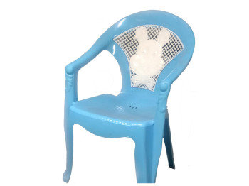Кресло детское №1 со вставкой голубой. Консенсус 11164