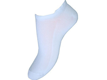 Шкарпетки дитячі літні з сіткою бавовняні ультракороткі маріне. Розмір 22-24. Легка Хода 9217