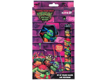 Набір бейдж на липучці та підвіска, 2 штуки, TMNT Mutant Mayhem, Kite