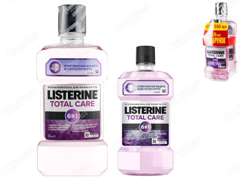 Набор ополаскивателей Listerine Total care 500мл+Listerine Smart rinse детский 250мл