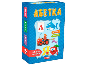 Розвиваюча гра Абетка. Artos Games 4820130620529