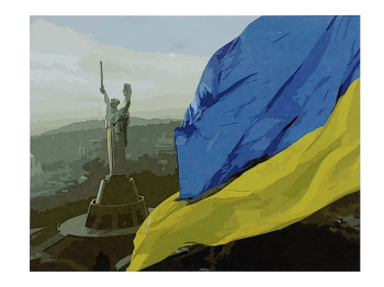 Набір для розпису по номерах Батьківщина Мати 40х50 см, Strateg