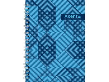 Блокнот на спирали твердый переплет №33 А5. 96 листов. Axent 8032-33-A
