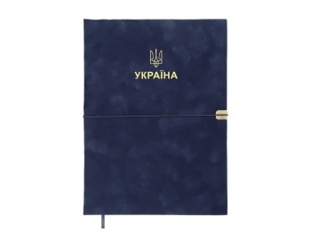 Ежедневник Patriot Velour 2026 А4, 336 страниц, гибкая обложка, синий