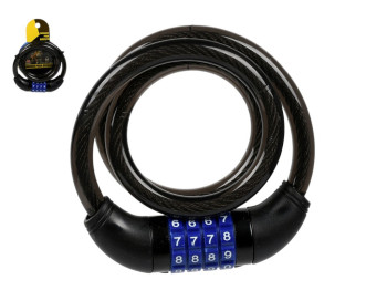 Кодовый замок для велосипеда 12×80 см, VL36886