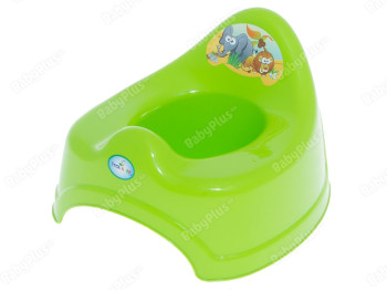 Горшок с музыкой салатовый Сафари. Tega Baby PO-039-125