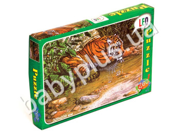 Пазлы 260 эл Тигр-2 в коробке, Leo