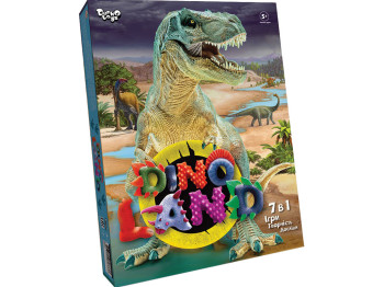 Набір для творчості 7в1 Dino Land. Danko Toys DL-01-01U