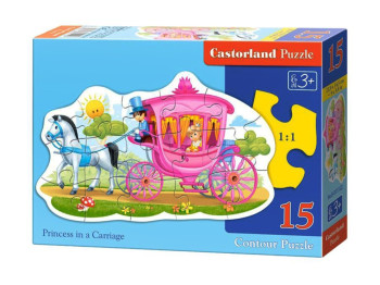 Пазли Принцеса 15 елементів, Castorland