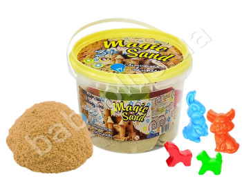 Кинетический песок Magic sand - светится в темноте, классический, Strateg