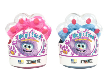 Кинетический песок Magic Sand в пакете, 0,25 кг, для лепки, Strateg