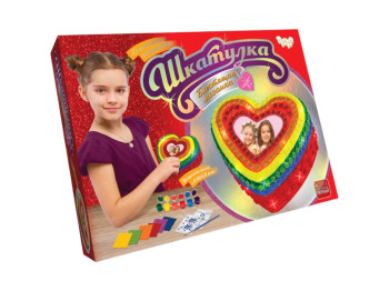 Набор для творчества Шкатулка Блестящая мозаика, Danko Toys