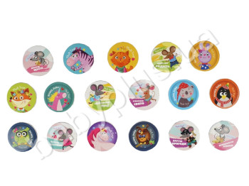Магніт сувенірний на холодильник, Мікс малюнків, Vladi Toys